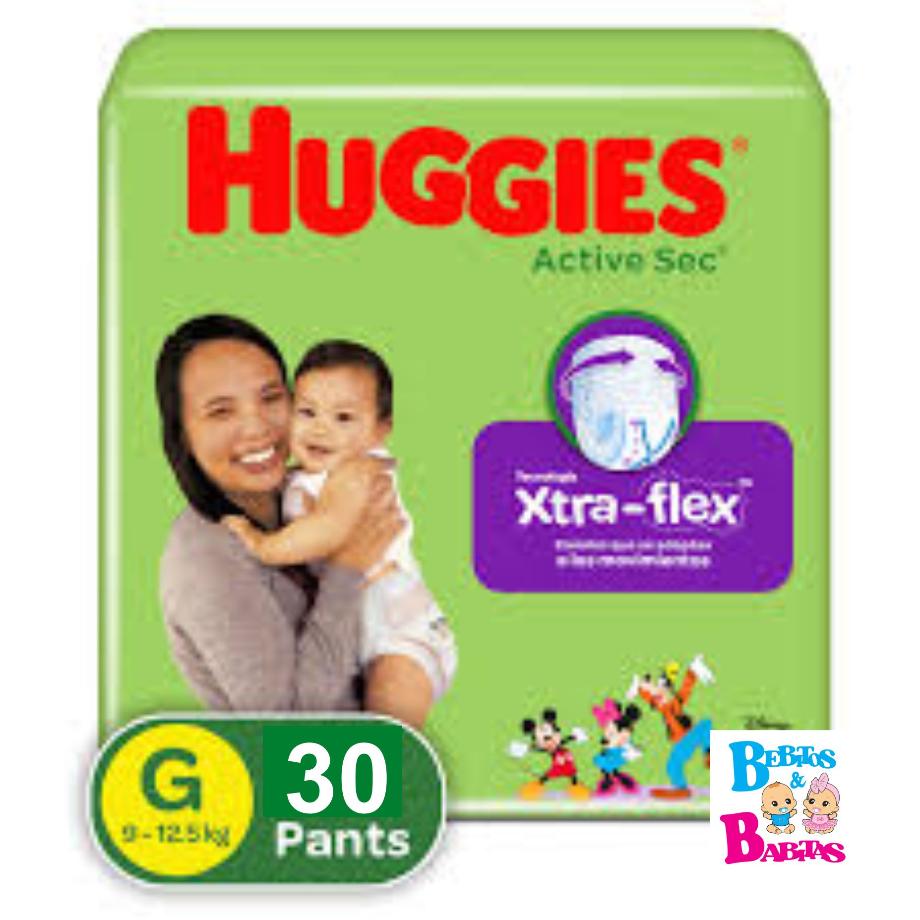 PAÑAL HUGGIES ACT PANTS 3/G x30 unds
